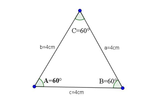 Acute triangle in Hindi