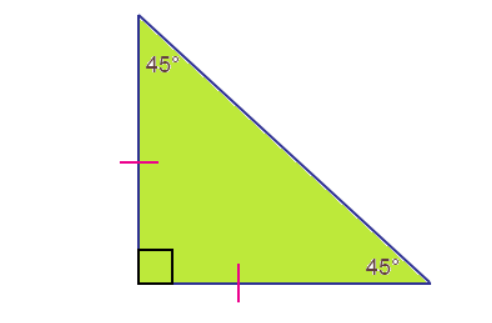 Types of Right Angle Triangle in Hindi